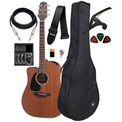 Violao Eletrico Takamine Gd11 Mce Canhoto + Kit Completo