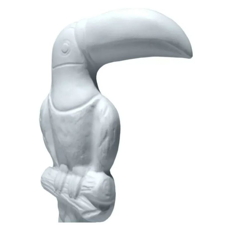Molde Forma PVC ABS Passaro Tucano 33x19cm Gesso Cd006