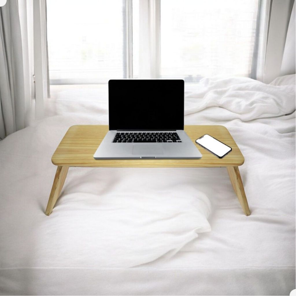 Suporte notebook Mesinha Madeira Mesa Dobravel para notebook Cama