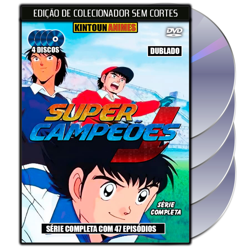 Super Campeões J (Captain Tsubasa J) Série Completa e Dublada em DVD