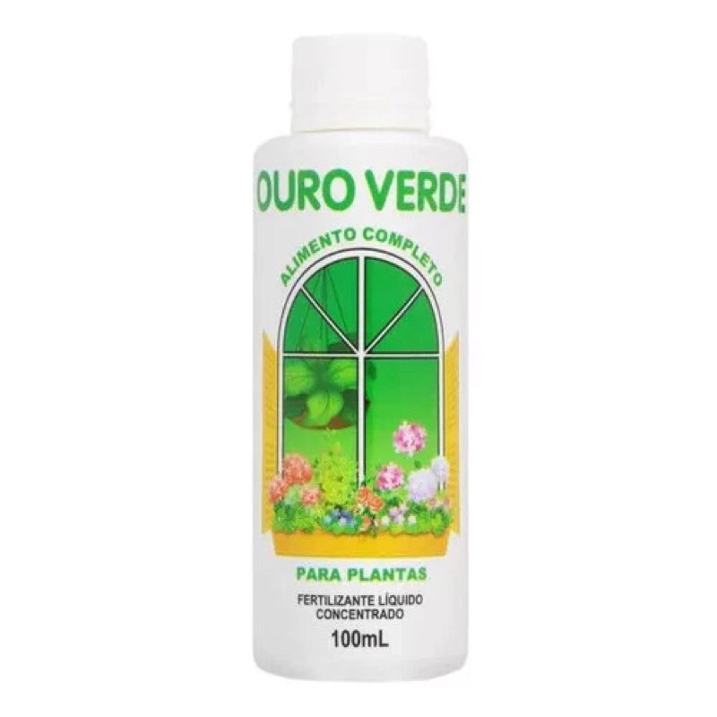 Fertilizante Adubo líquido Ouro verde concentrado para plantas 100g em Oferta na Shopee