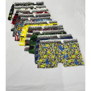 Kit Com 10 Peças Cuecas Box Infantil Bebê E Crianças Estampadas Masculino Para Desfralde MicroFibra em Oferta na Shopee