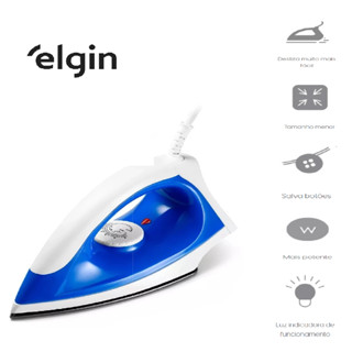 FERRO DE PASSAR ROUPA A SECO ELGIN IRON FORCE 110V OU 220V em Oferta na Shopee