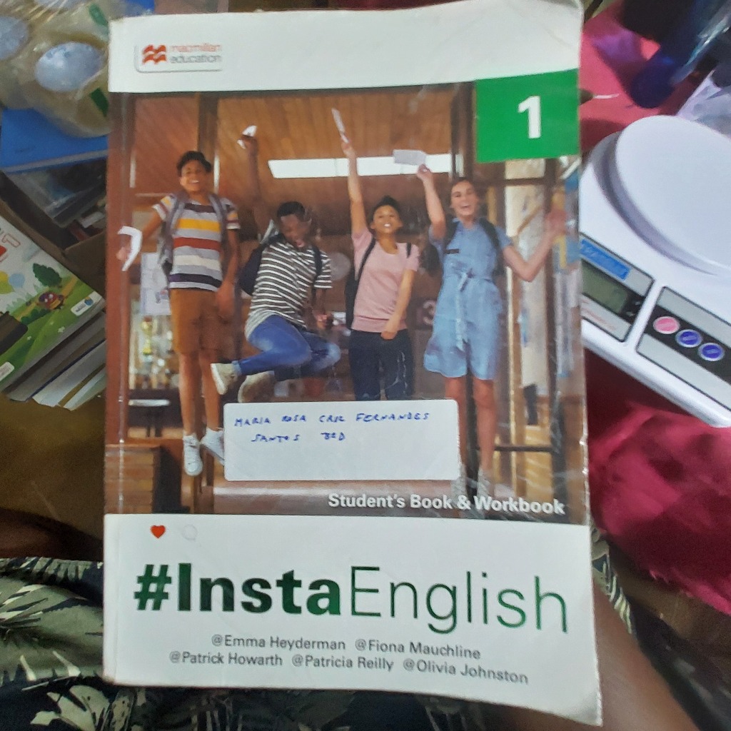 Livro - # Insta English  1 - Student's Book e WorkBook - Emma Heyderman Fionda Mauchline e  Outros