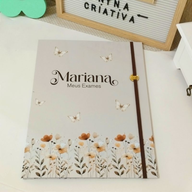 Pasta Catálogo Gestante Personalizada em Oferta na Shopee