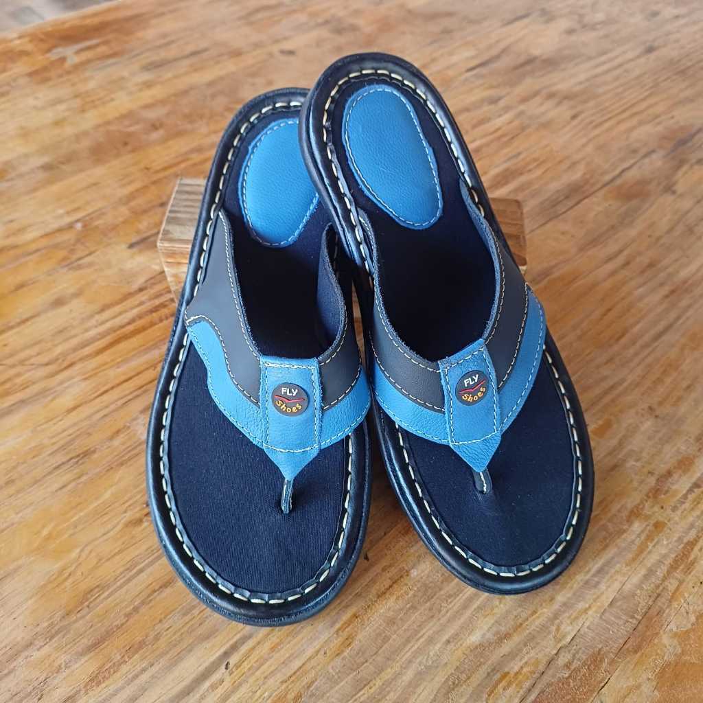 Chinelo masculino Adulto couro Sola Borracha unisex em Oferta na Shopee