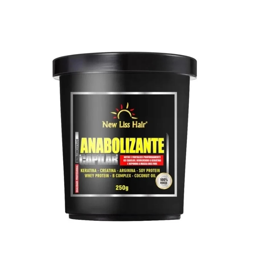 Anabolizante concentrado Capilar Crescimento Rápido New Liss Hair 250g