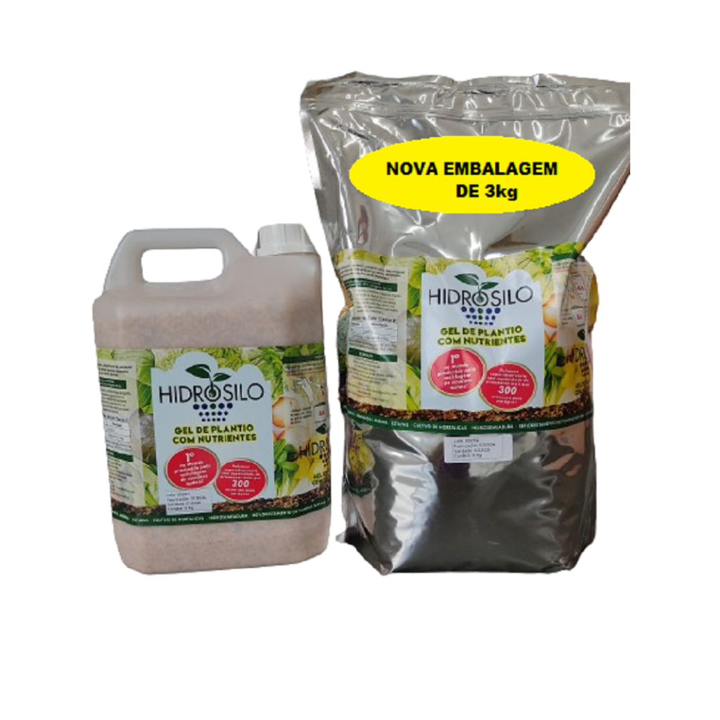 Hidrosilo 3kg - Gel Potássico para Plantio de Mudas
