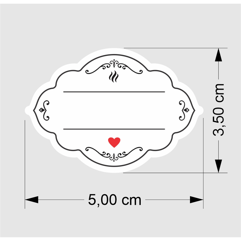 50 - Etiquetas para PERSONALIZAR seus temperos e mantimentos no Vinil BRANCO FOSCO 5 X 3,5 cent.