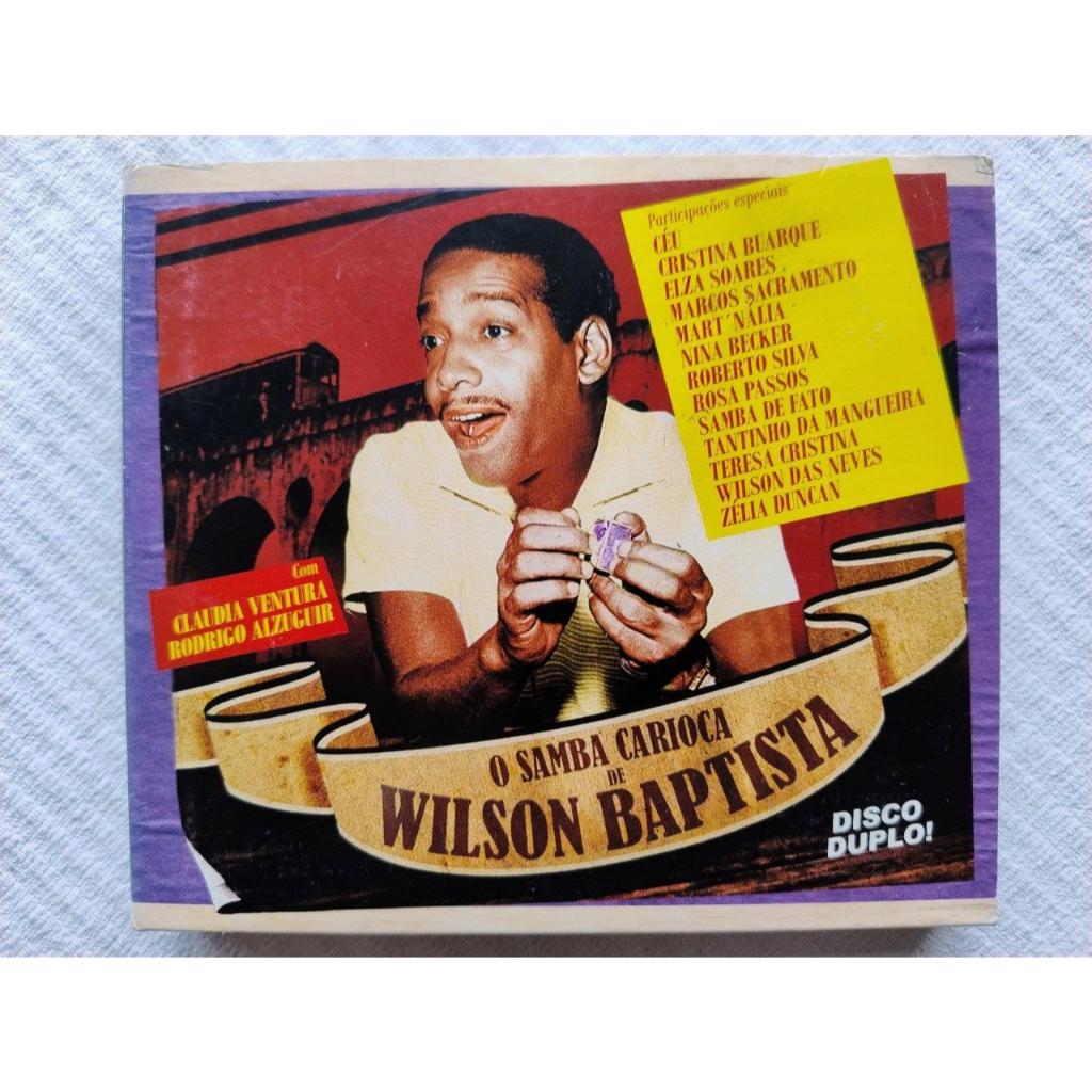 CD (2 discos): O Samba Carioca de Wilson Baptista - Elza Soares; Marcos Sacramento; Cristina Buarque