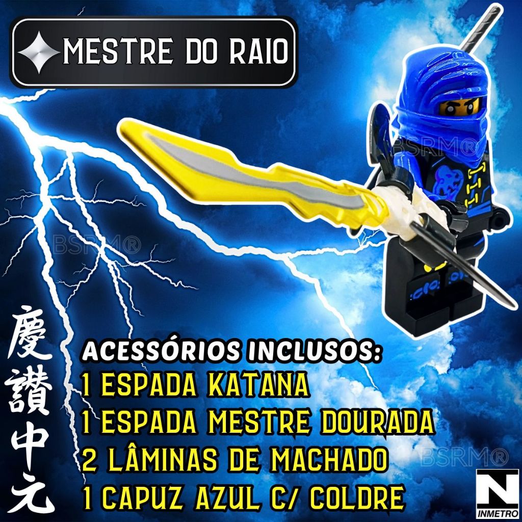 Kit boneco ninja masters of Spin blocos de montar bonecos de ação action figure samurai + acessórios espada katana shinobi guerreiro minifigura presente menino 4 anos brinquedo para criança