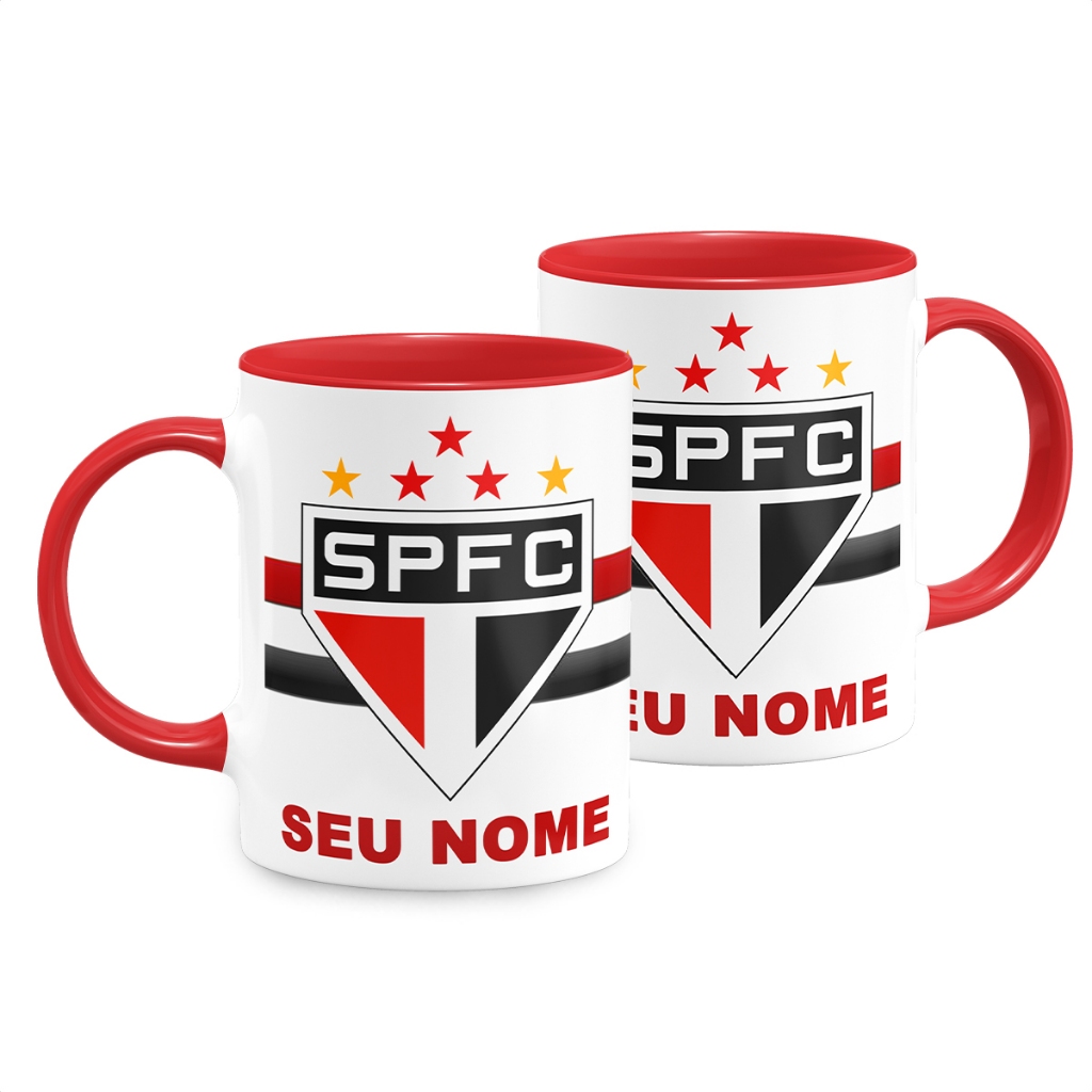 Caneca São Paulo Personalizada Com Nome em Oferta na Shopee