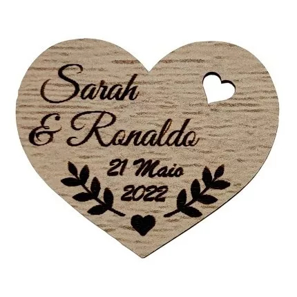 Kit Tags Mdf Casamento Aniversário Bodas Personalizado em Oferta na Shopee