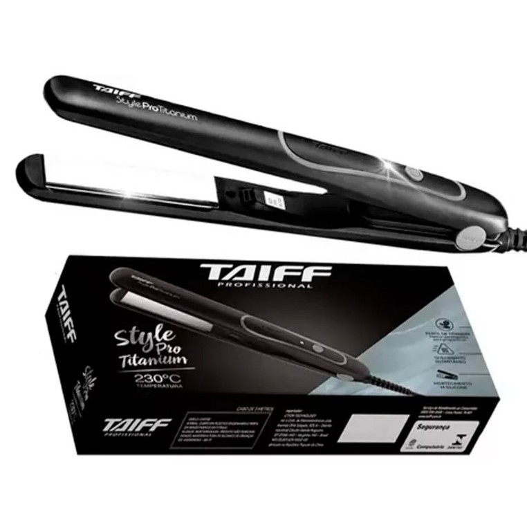 Chapinha De Cabelo Taiff Style Pro Titanium Prancha Bivolt