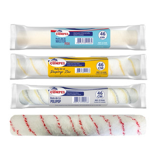 Rolo P/Pintura Extra Grande 34cm/46cm (5 MODELOS) Compatível C/ Todos Suportes Duplo