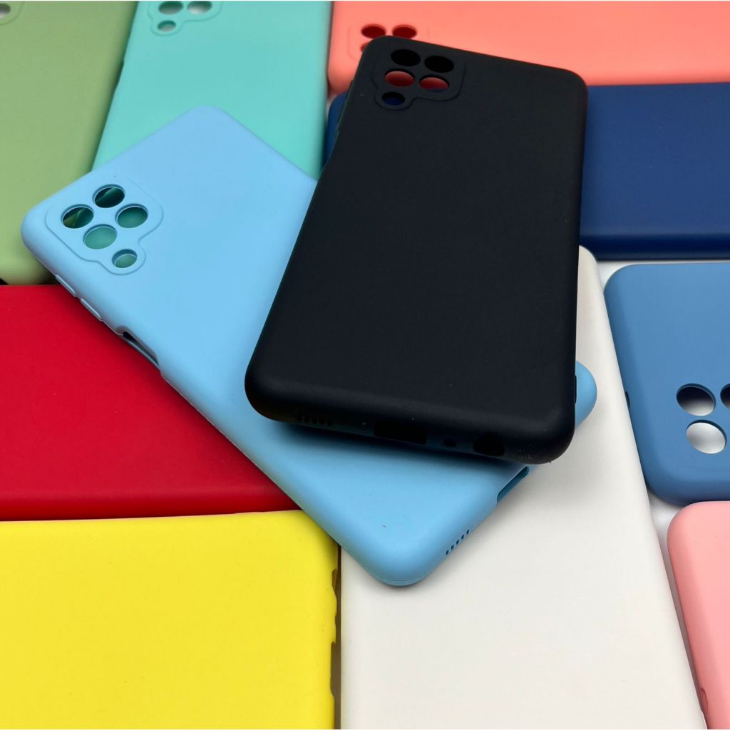 Capa Protetora Samsung Galaxy M32 (4G) Silicone Proteção de Câmera Interior Aveludado Macia TPU