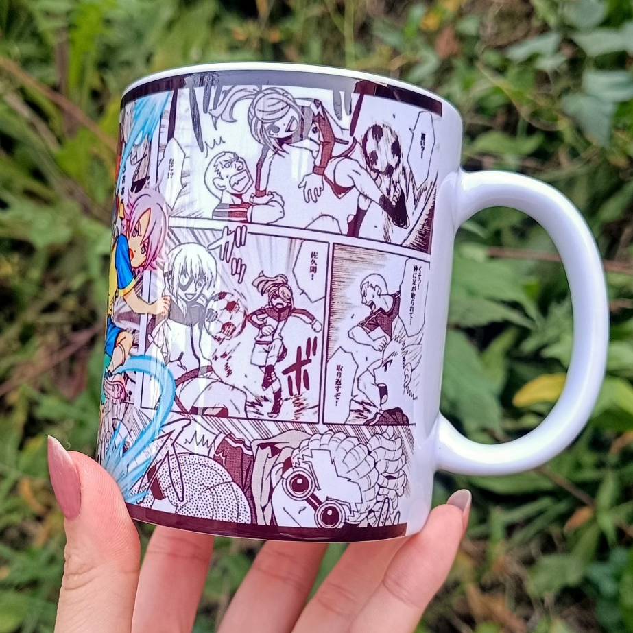 Caneca Porcelana Inazuma Eleven Super Onze Anime — imagem 2 de 2