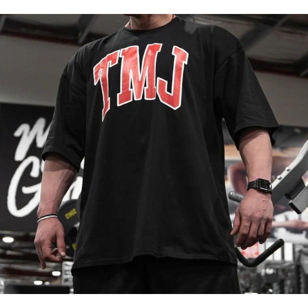 Camiseta Oversized TMJ Maromba Treino Academia Bodybuilder Musculação Academia