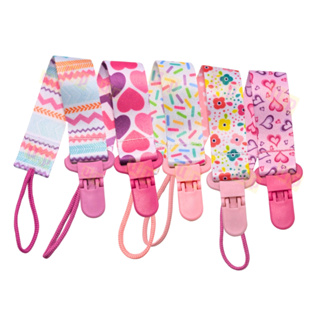 Kit 2 Prendedor De Chupeta Menina Bico Bebê Modelo Universal Trava Tecido Fita Nuk Avent Lillo Mam em Oferta na Shopee