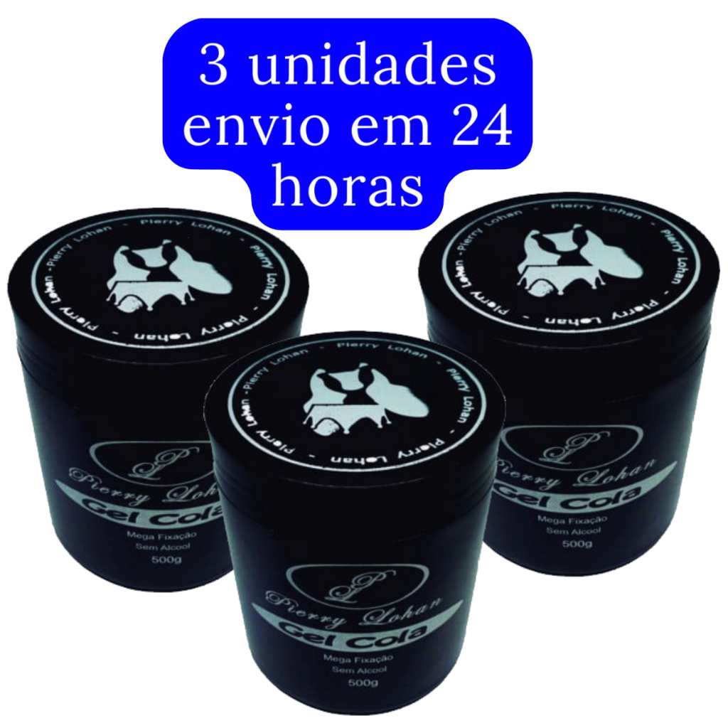 Gel Pierry Lohan Cola 500g (kit Com 3 unidades)