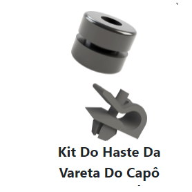 Kit Do Haste Da Vareta Do Capô Renault  • Logan (2007 até 2013) • Sandero (2007 até 2014)