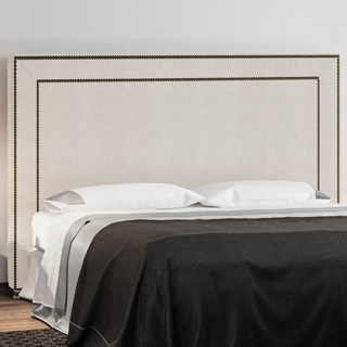Cabeceira Cama Box Casal 140 cm P05 Berlim Linho Creme - Lyam Decor em Oferta na Shopee