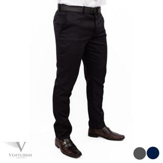 Calça Social Oxford Masculina Alfaiataria Slim, Hotelaria, Garçom, Segurança, Porteiro, Motorista em Oferta na Shopee