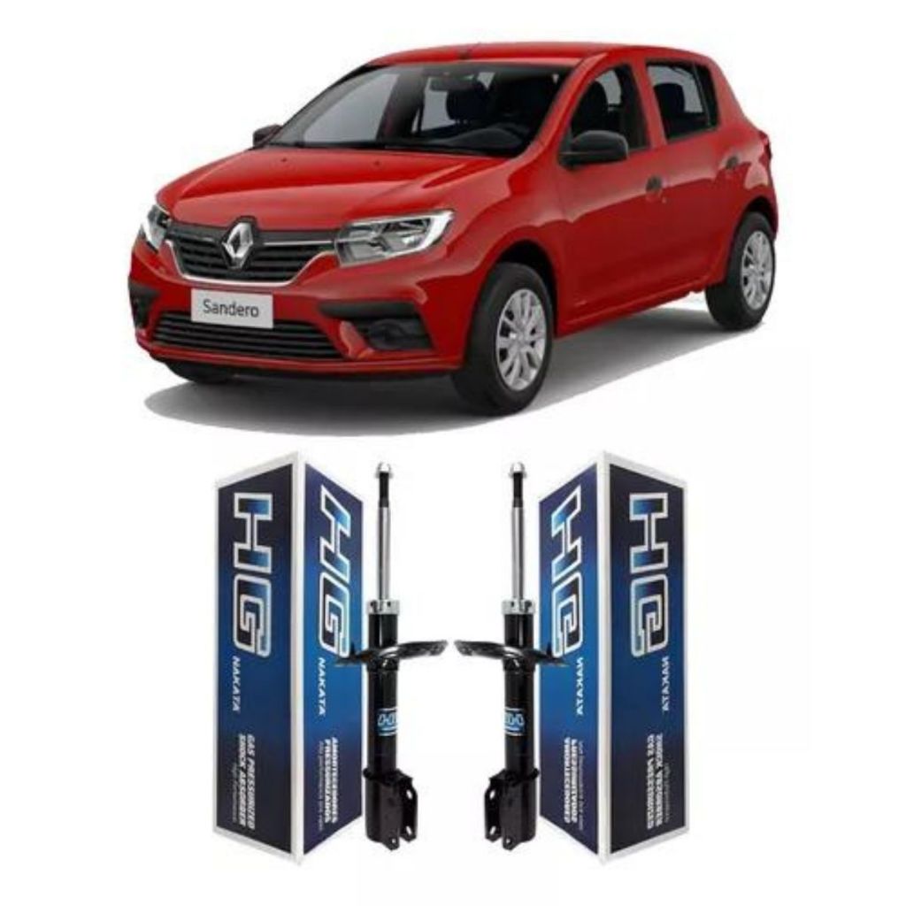 Par Amortecedor Dianteiro Logan Sandero 1.0 12v 16v