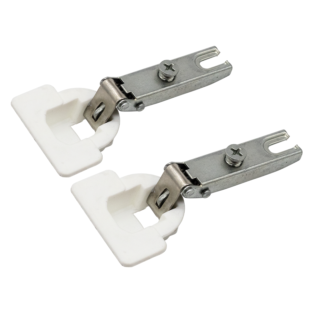 Kit Com 2 Dobradiças Para Móveis Armário Itatiaia Reta Caneco Plástico 26mm