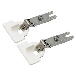 Kit Com 2 Dobradiças Para Móveis Armário Itatiaia Reta Caneco Plástico 26mm