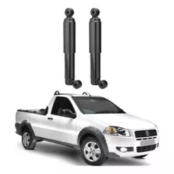 Par Amortecedor Traseiro Fiat Strada 1.3 1.4 1.6 1.8 8v 16v