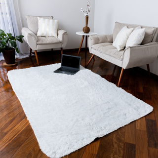 Tapete Felpudo Sala Branco Antiderrapante 1,00x1,40mt em Oferta na Shopee