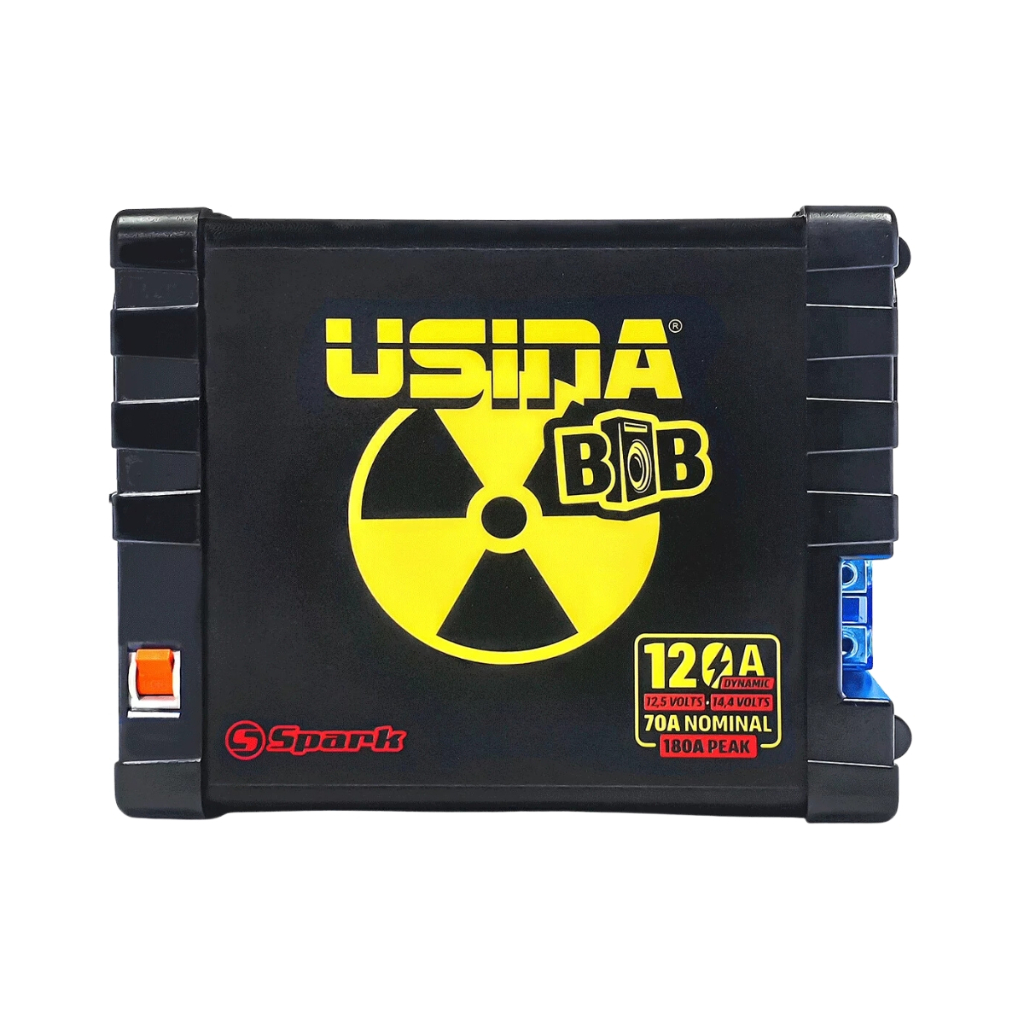 Fonte 120 Amperes Caixas BOB Usina Bivolt Automático Fonte Som Automotivo