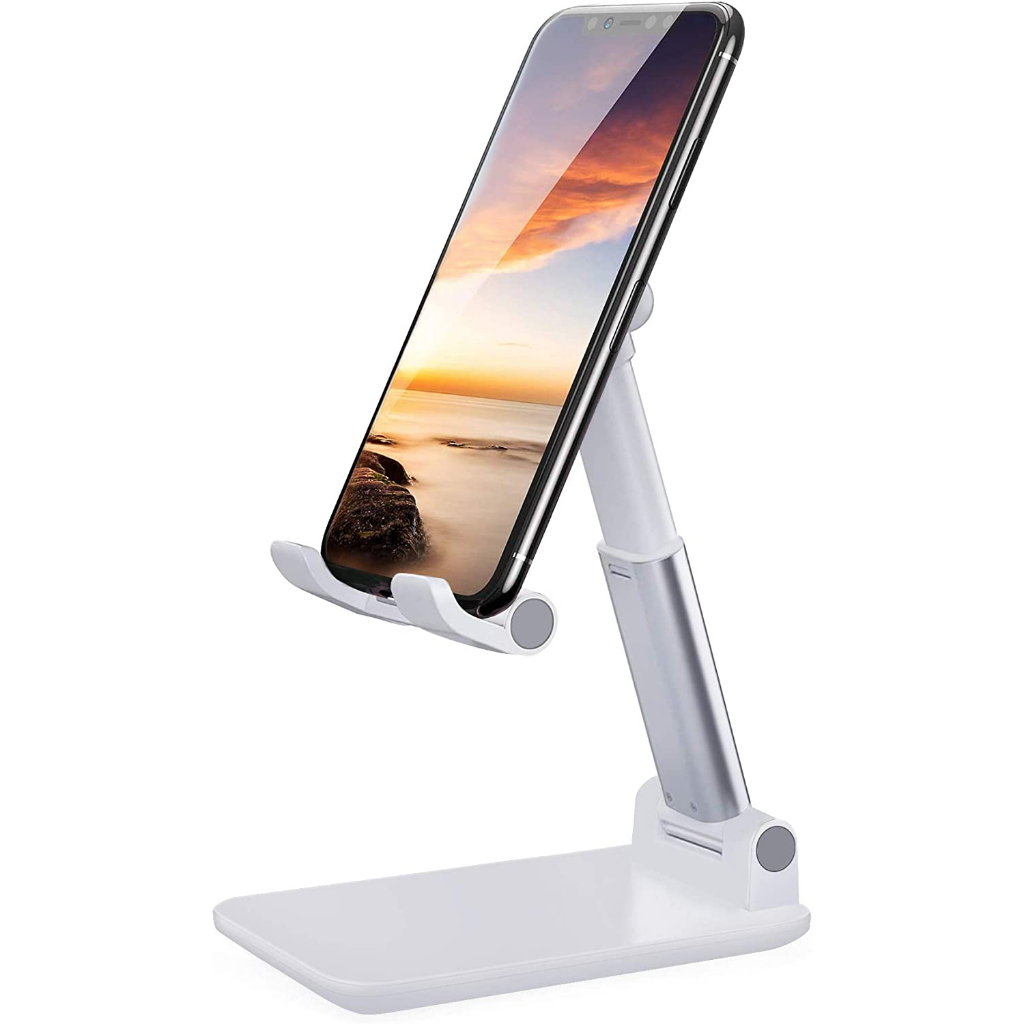 Suporte Para Celular e Tablet Dobrável Portátil Ajustável Apoio Mesa em Oferta na Shopee