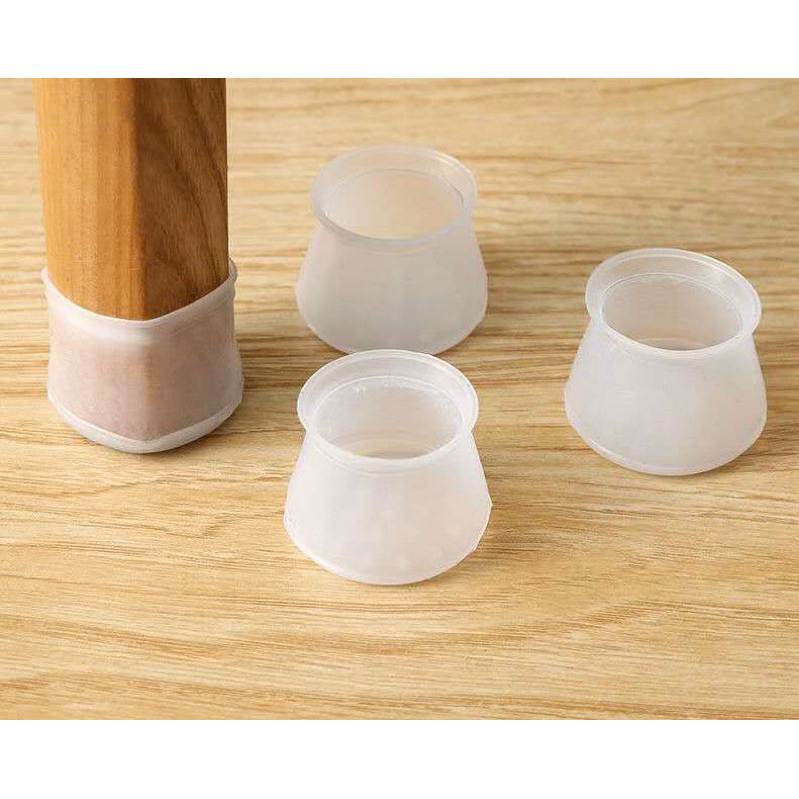 KIT COM 2 pacotes/ 8pç/ Protetor De Silicone Pés Cadeiras ou Mesas.