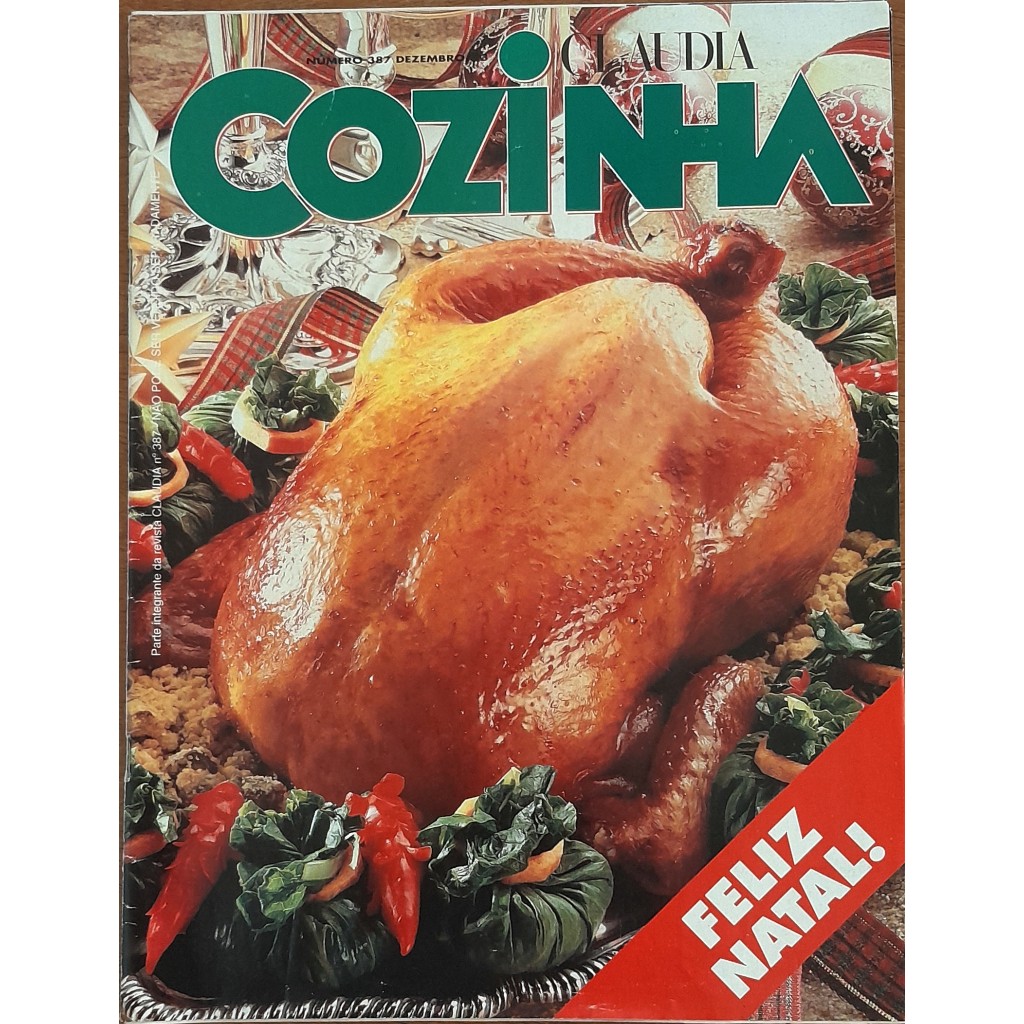 Revista Claudia Cozinha Nº 387 Dezembro/1993