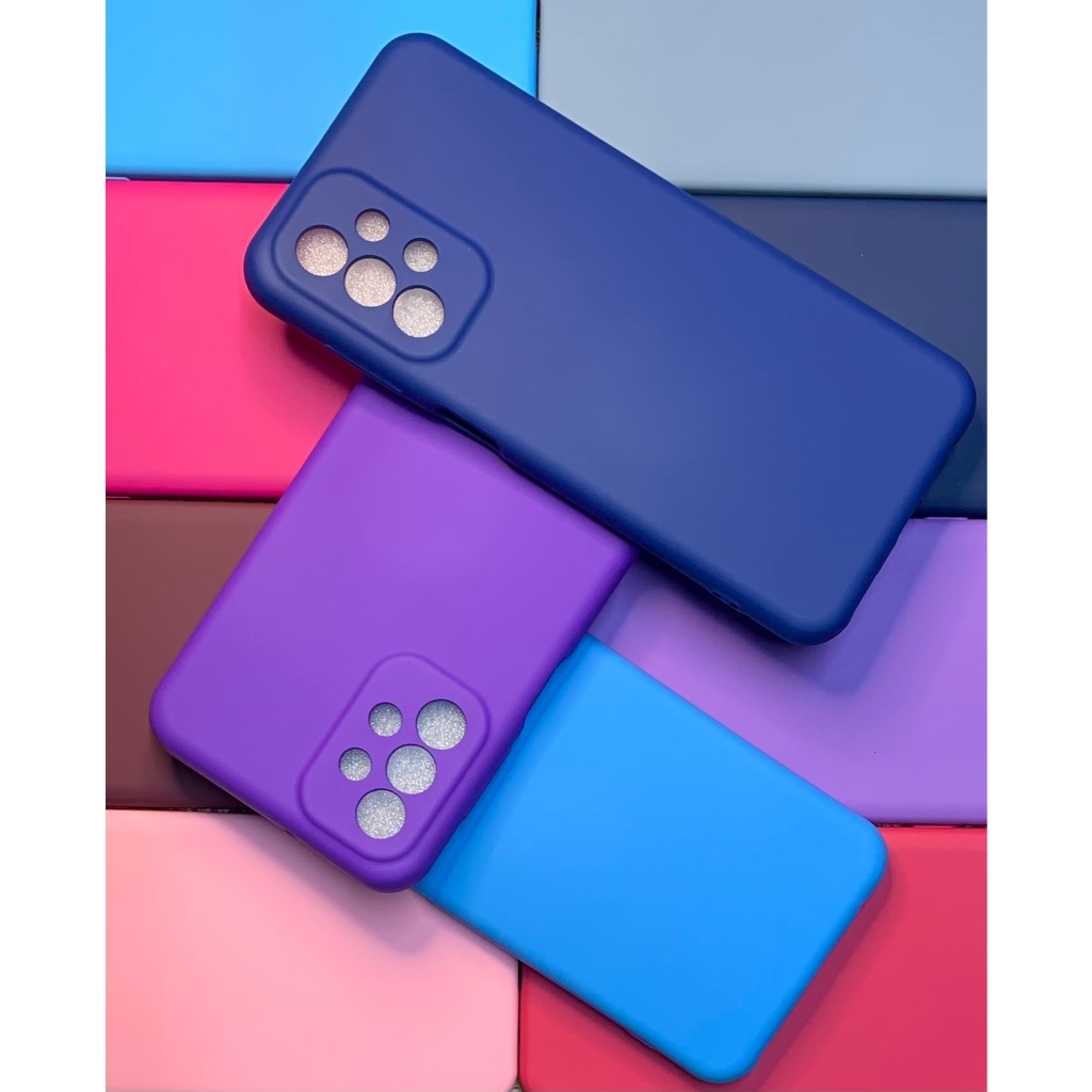 Kit capa + pelicula 3D  Samsung Galaxy A23 4G / A23 5G Ou apenas Capinha Silicone Aveludada . em Oferta na Shopee