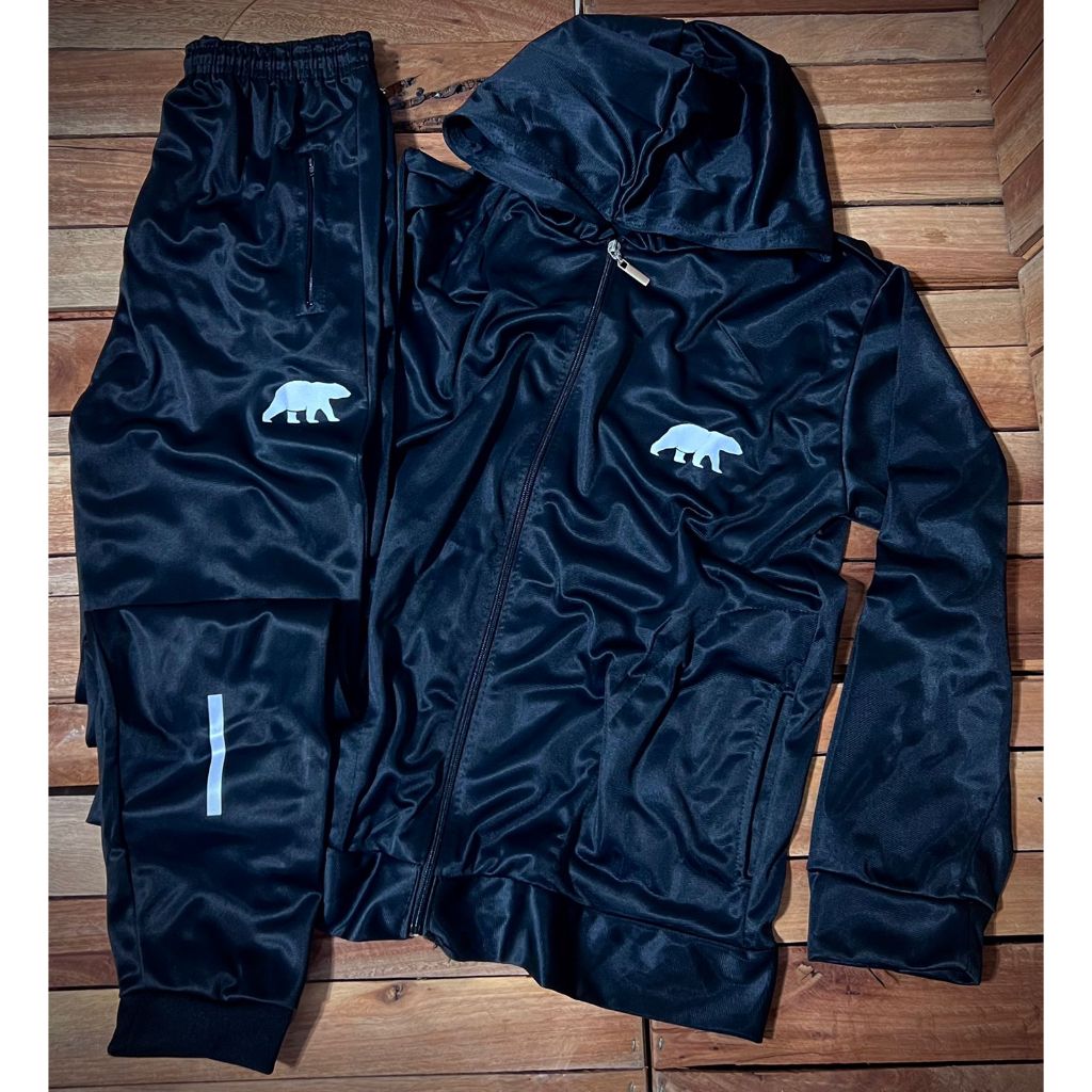 Kit Blusa de Frio + Calça Jogger - Logo Refletivo - Pronta Entrega Promoção! em Oferta na Shopee