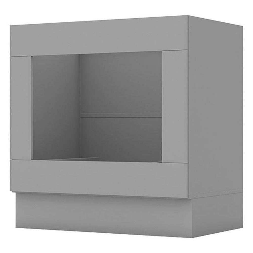 Balcão Forno De Embutir 80cm Americana Cinza - Henn em Oferta na Shopee