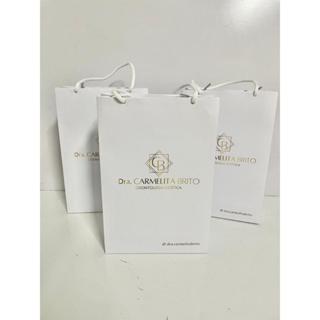 Sacola Papel Personalizada 14,5x21,5x5,5 em Oferta na Shopee