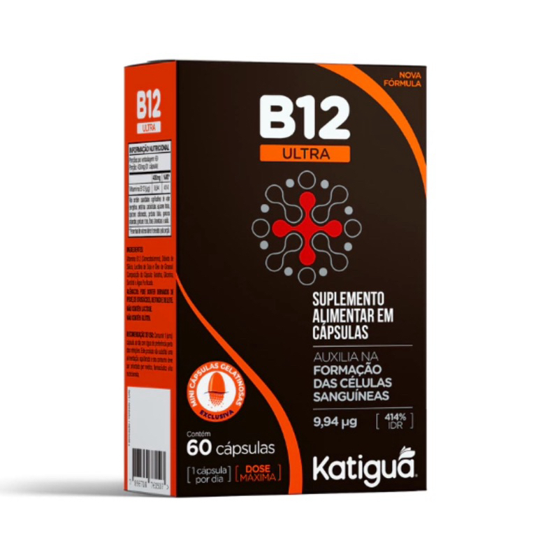 Vitamina B12 Katiguá 60 Gelcaps