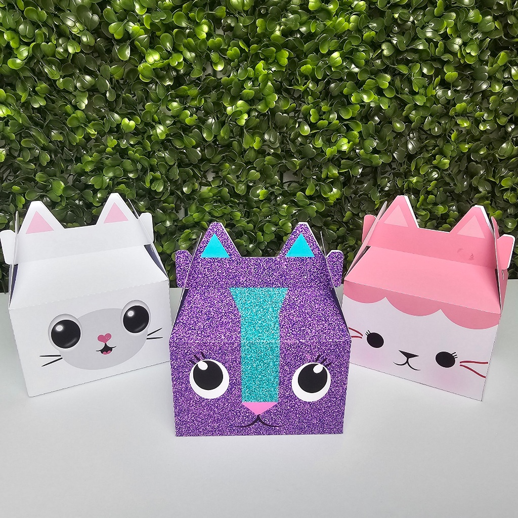 Maletinhas Gatinhos Casa Magica da Gabby Personalizados Festa Infantil - Aniversário - Lembrancinha