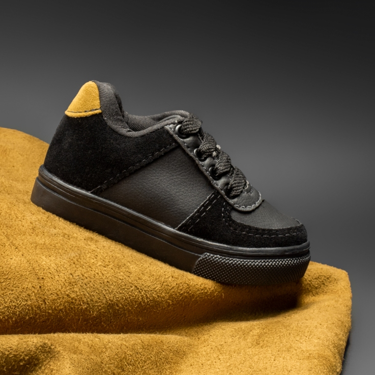 Tênis Infantil Casual Masculino Baby Funfy Recortes 3126