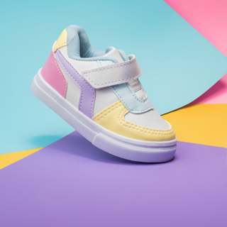 Tênis Infantil Casual Menina Funfy Recortes 3210A em Oferta na Shopee