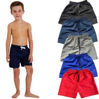 Bermuda Infantil Tactel Masculina – Conforto para Brincar e Passear em Oferta na Shopee