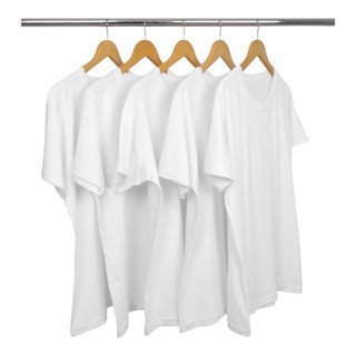 KIT 5 CAMISETAS OVERSIZED SEM MARCA E SEM ETIQUETA EM ALGODÃO PENTEADO PARA PERSONALIZAR