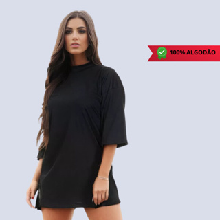 Camiseta OVERSIZED  Feminina em Oferta na Shopee