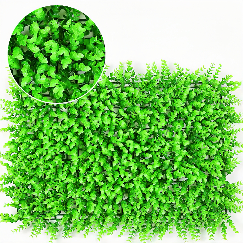 Painéis de parede de plantas artificiais verdes/high-end