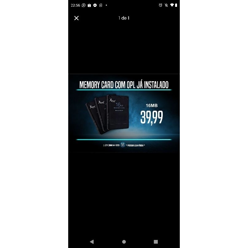 Memory Card 16Mb Com OPL