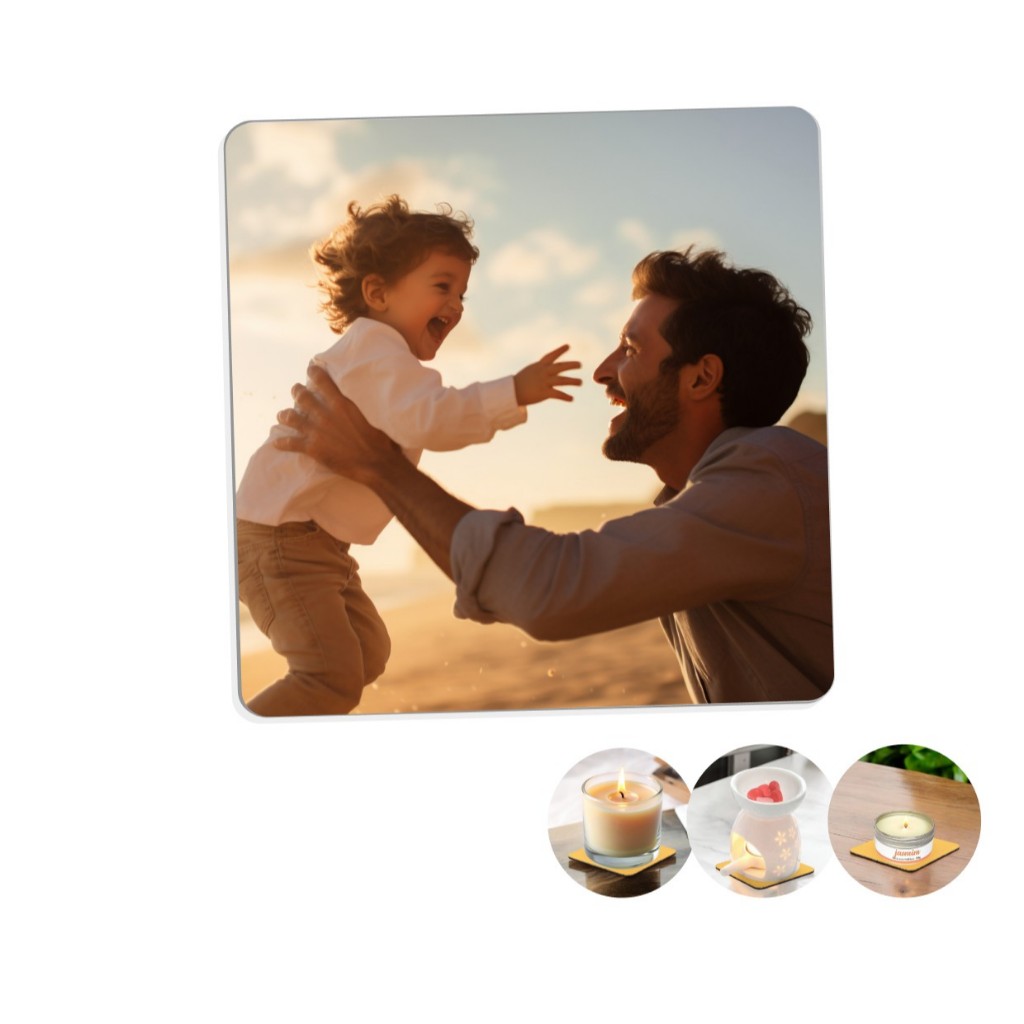 Porta copos Vela Rechaud personalizando - personalize com foto, frase, imagem, logo